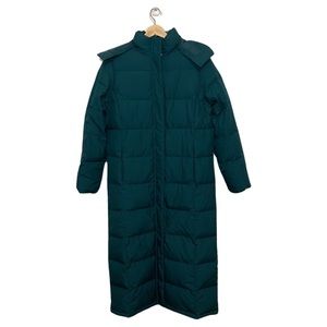 L.L. Bean Y2K Ultrawarm Coat Long Green Sz. Medium